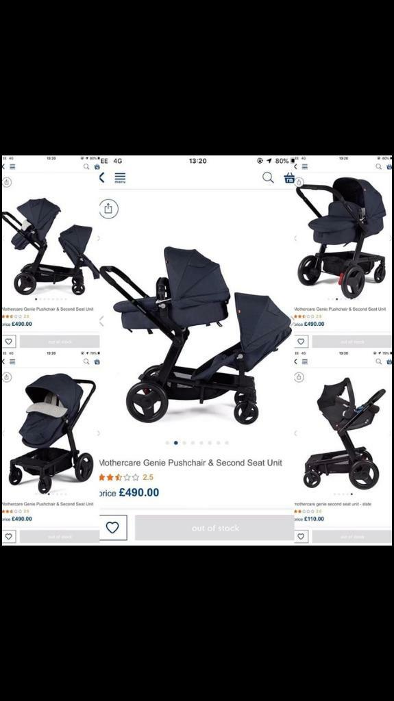 mothercare out and about nipper double